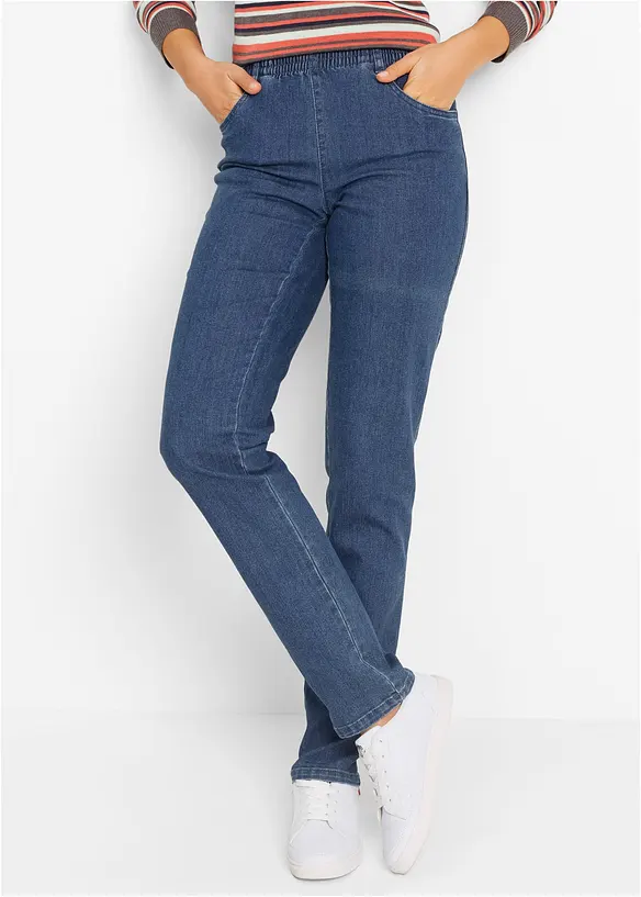 Straight Jeans, Mid Waist (2er Pack), bonprix