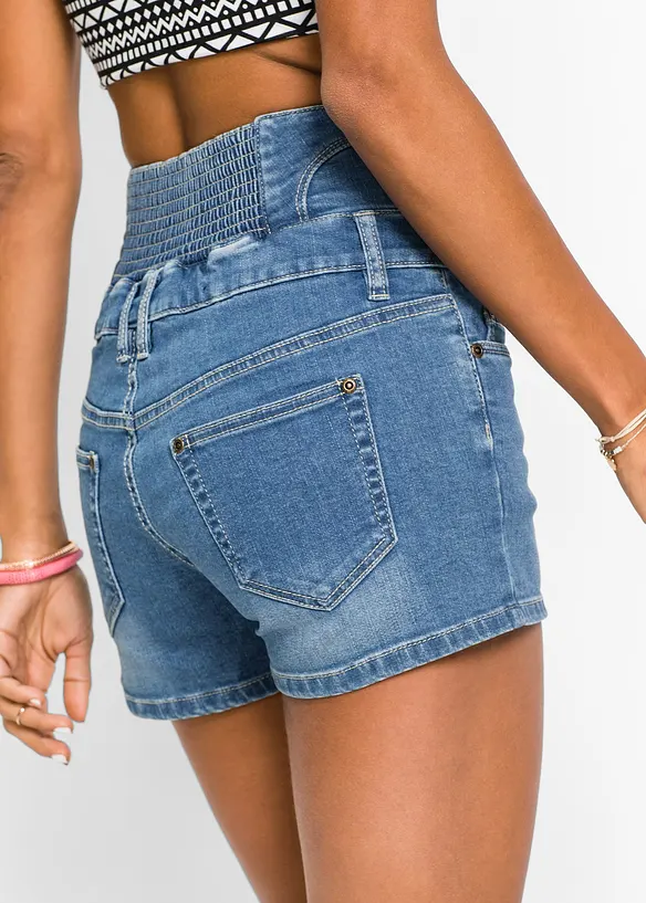 Highwaist-Jeans-Shorts, bonprix