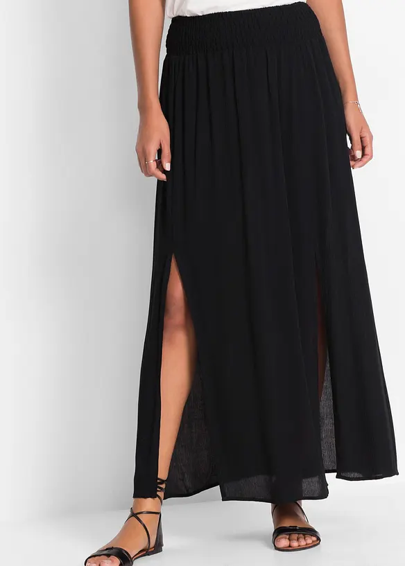 Jupe longue en viscose fluide, bonprix