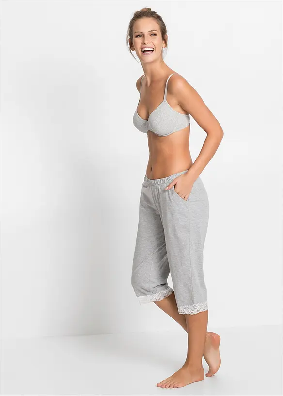 T-Shirt BH mit B&uuml;gel aus Bio-Baumwolle (3er Pack), bonprix