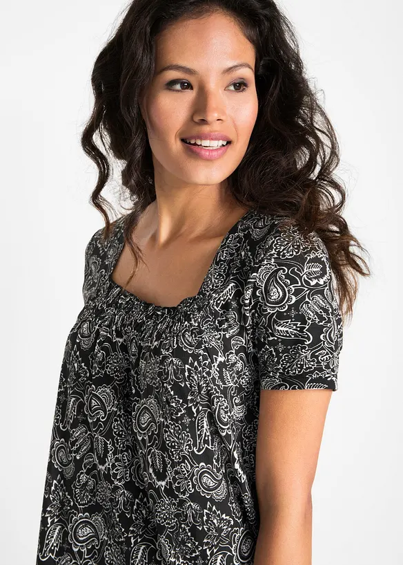 Tunique manches courtes en jersey, bonprix