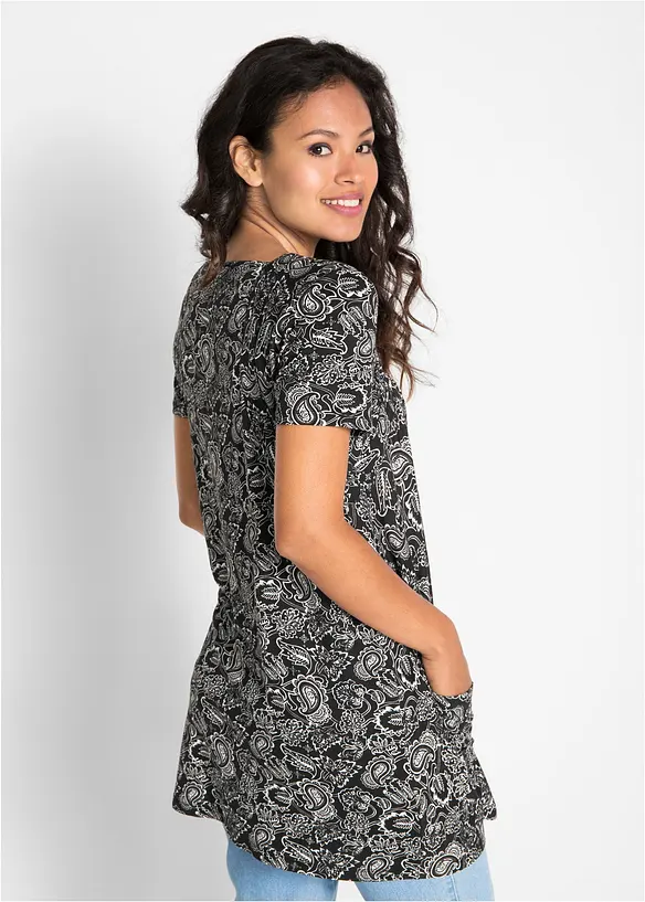 Tunique manches courtes en jersey, bonprix