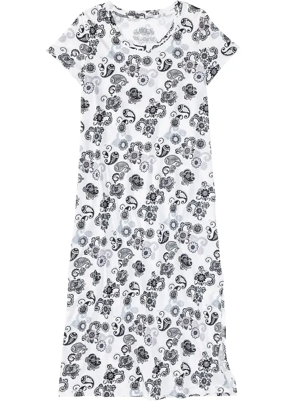 Chemise de nuit longue en coton, bonprix
