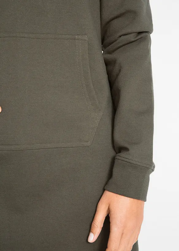 Sweatkleid mit Bio-Baumwolle, bonprix