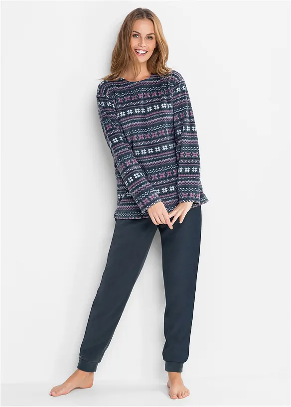 Fleece Loungewear Hausanzug, bonprix