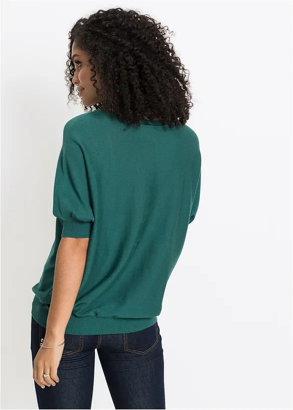 Feinstrickpullover aus Baumwoll-Mix, bonprix