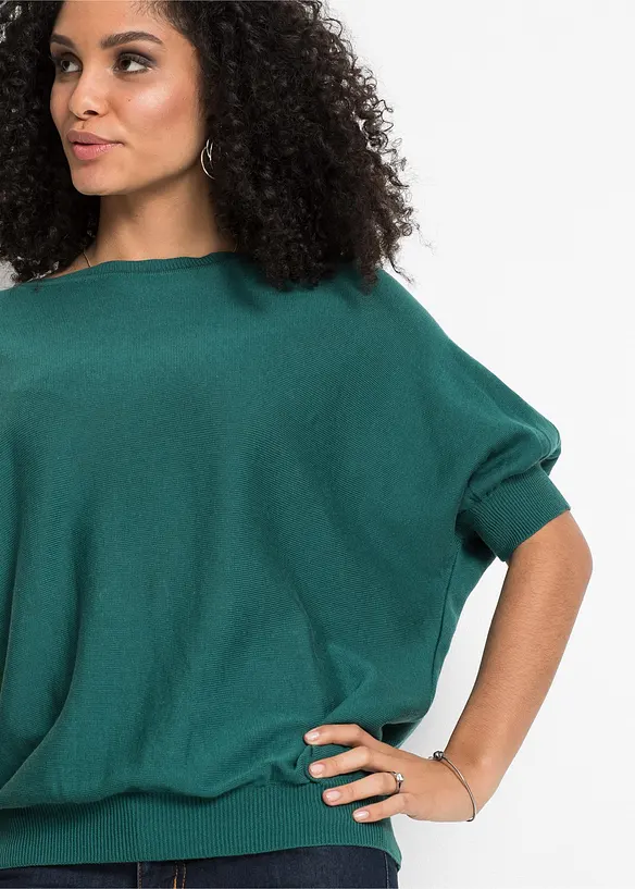 Feinstrickpullover aus Baumwoll-Mix, bonprix