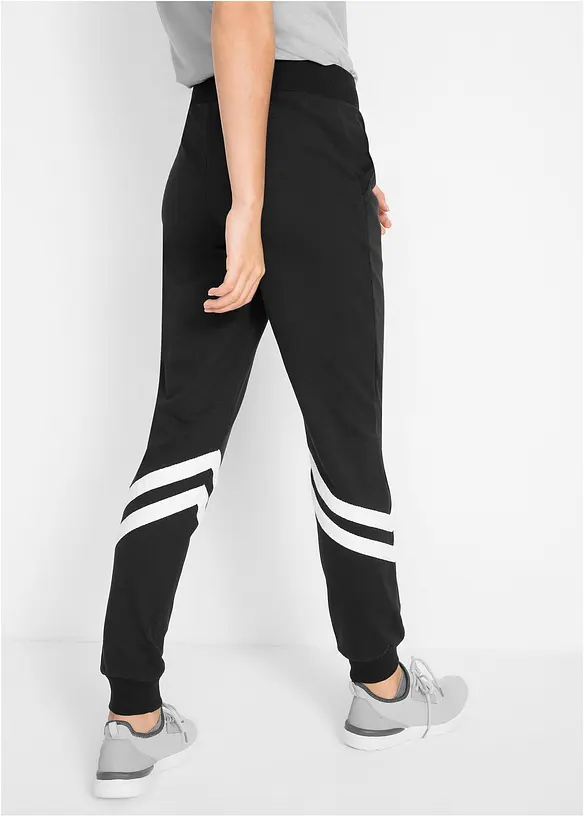Pantalon en molleton à rayures, bonprix