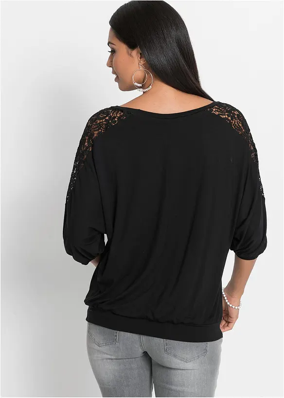 Oversize-Shirt  aus Viskose-Mix, bonprix