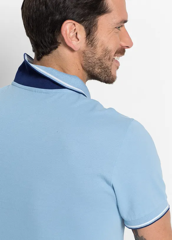 Piqué-Poloshirt aus reiner Bio-Baumwolle, bonprix