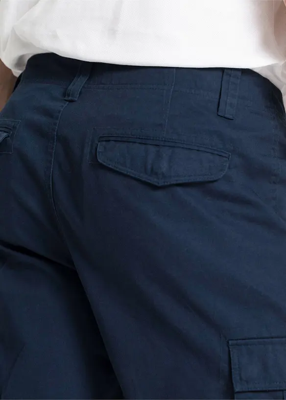 Cargo-Bermuda aus reiner Baumwolle, Relaxed Fit, bonprix