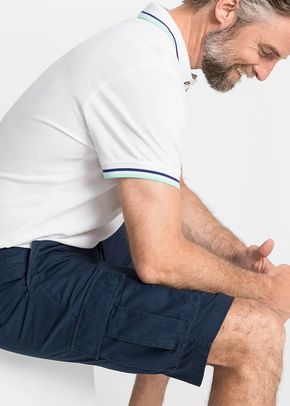 Cargo-Bermuda aus reiner Baumwolle, Relaxed Fit, bonprix