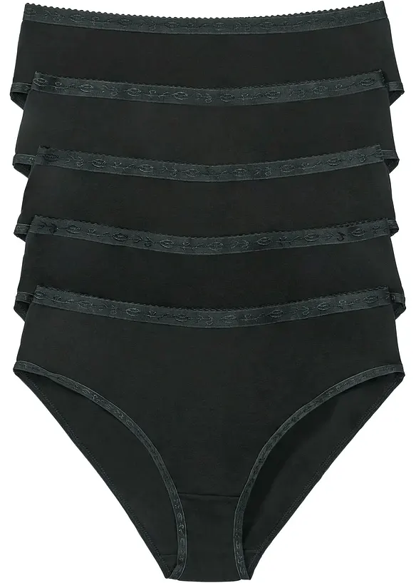 Lot de 5 slips Maxi, bonprix