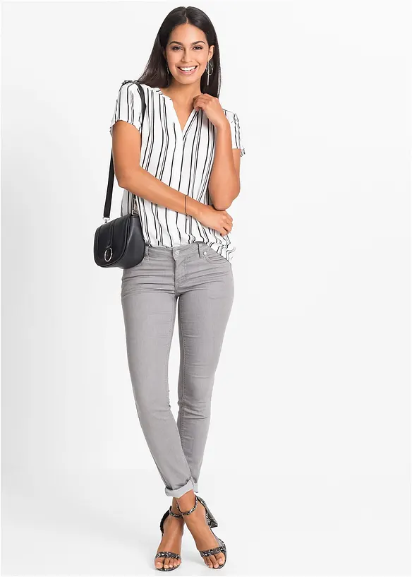 Chemisier manches courtes 100% viscose, bonprix