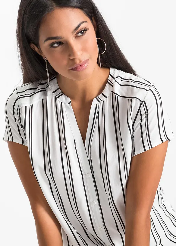 Chemisier manches courtes 100% viscose, bonprix