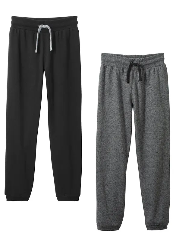 Jogginghose mit Baumwolle (2er Pack), bonprix