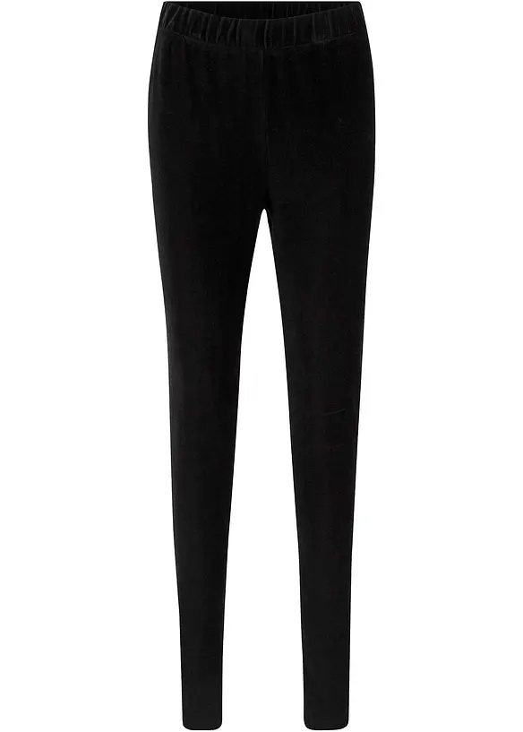 Legging en velours finement côtelé à large taille élastiquée, bonprix