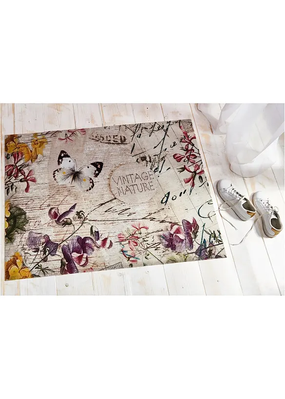 Paillasson motif papillon, bonprix
