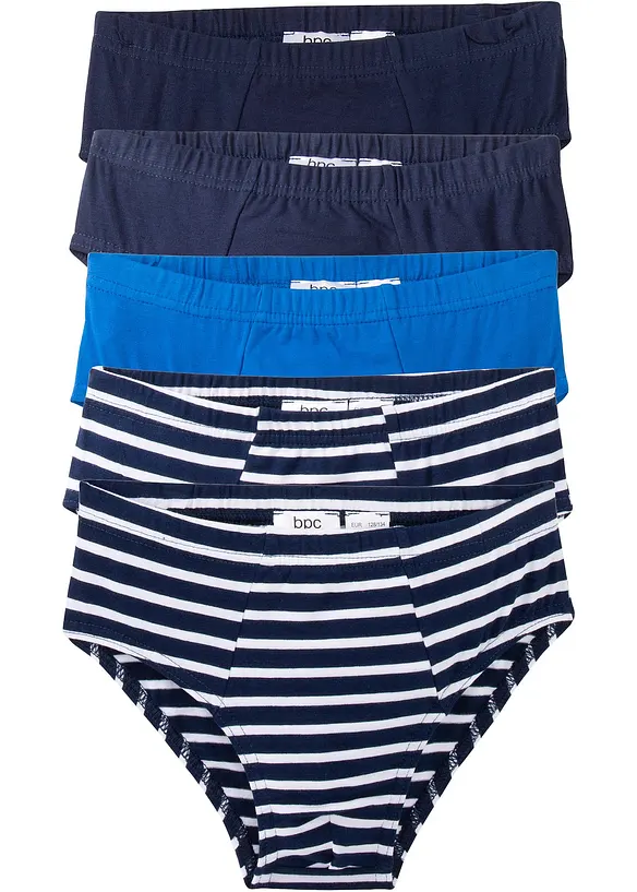 Slip mit weicher Baumwolle (5er Pack), bonprix