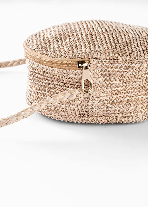 Sac à bandoulière aspect paille, bonprix