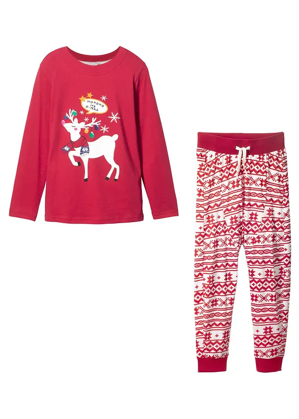Pyjama coton fille (ens. 2 pces), bonprix