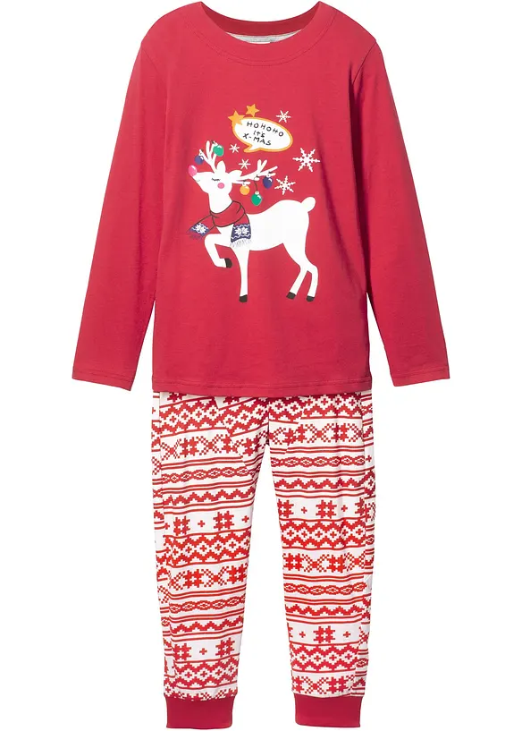 Pyjama coton fille (ens. 2 pces), bonprix