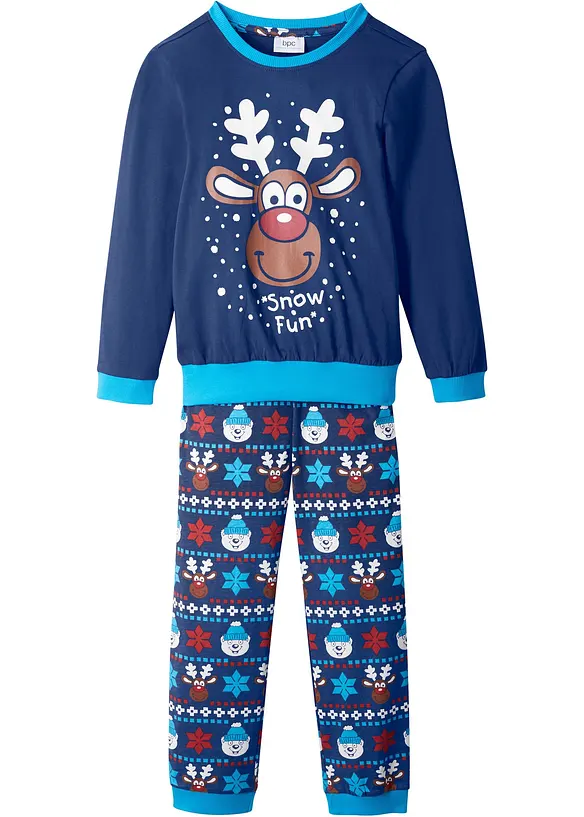 Pyjama de Noël enfant en coton (ens. 2 pces.), bonprix