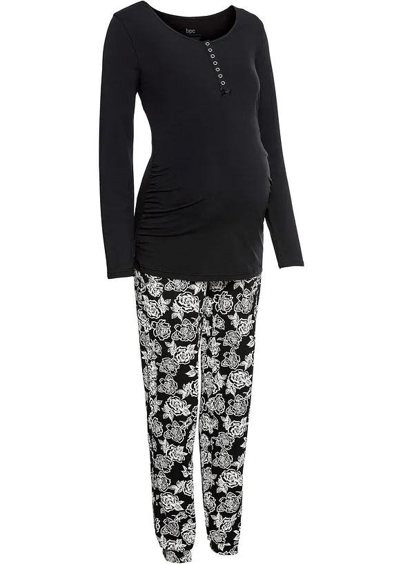 Still-Pyjama mit Bio-Baumwolle, bonprix