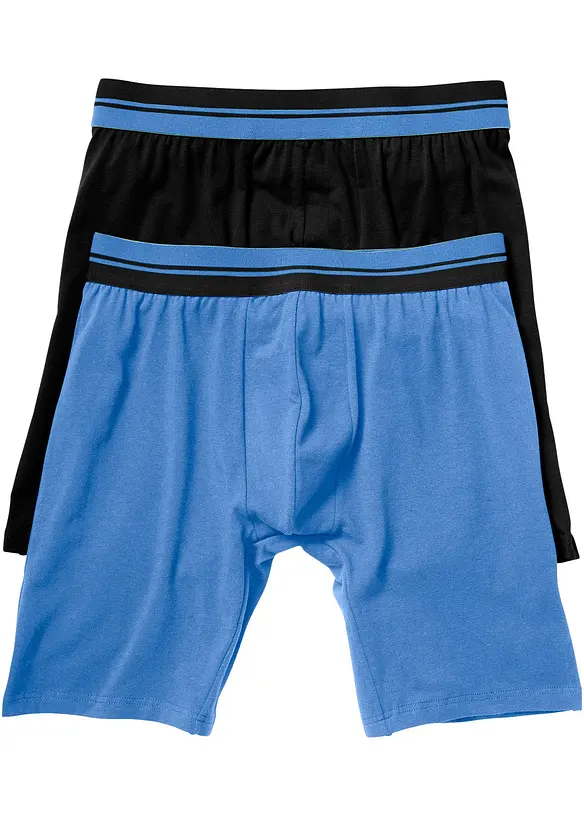 Lot de 2 boxers longs coton, bonprix