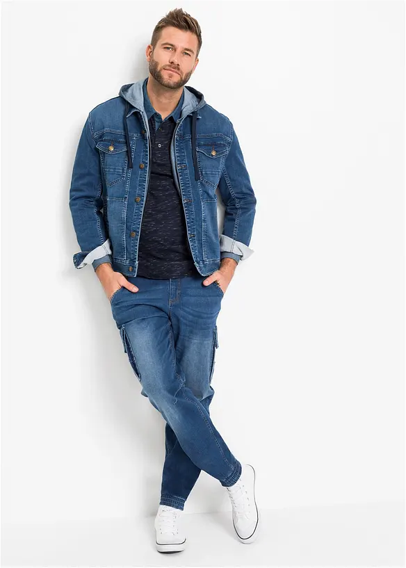 Polo manches longues 100% coton, bonprix