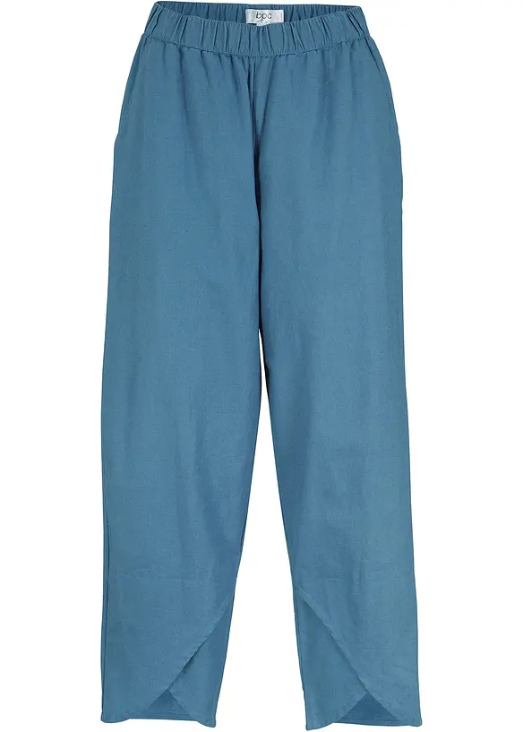 Pantalon 3/4 en léger lin mélangé, bonprix