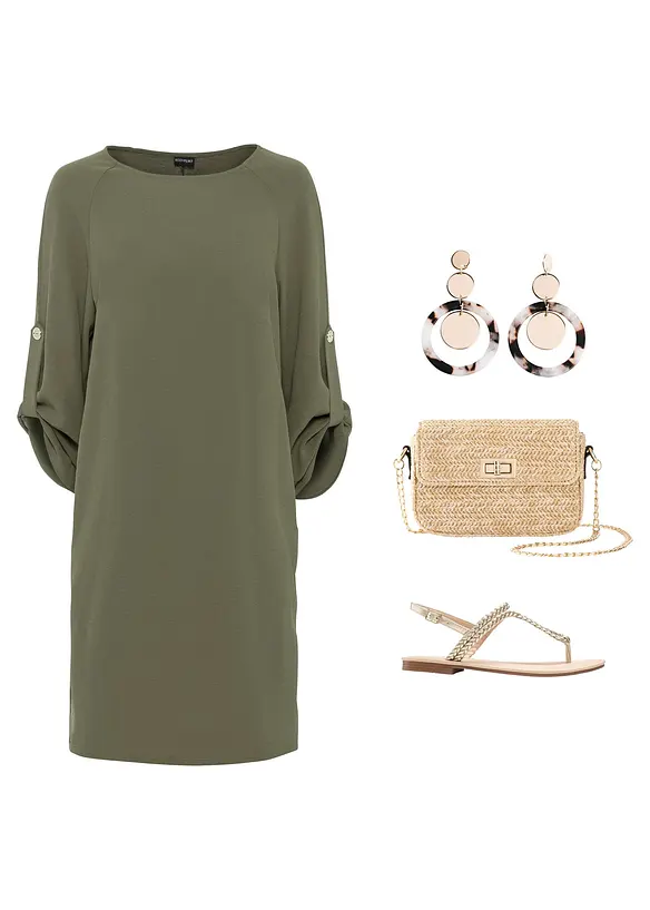 Zehenstegsandalen in Flecht-Optik, bonprix