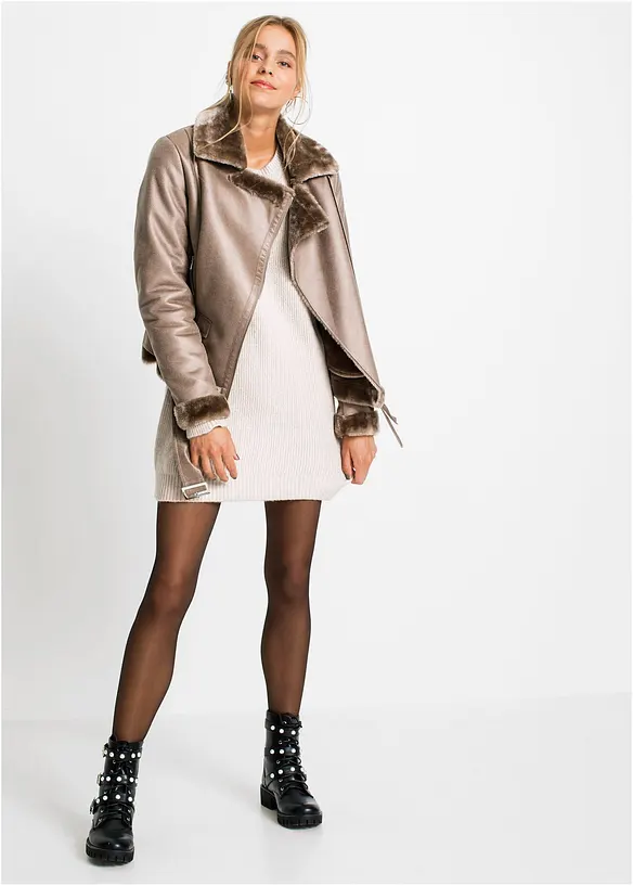 Longpullover mit Kn&ouml;pfen, bonprix