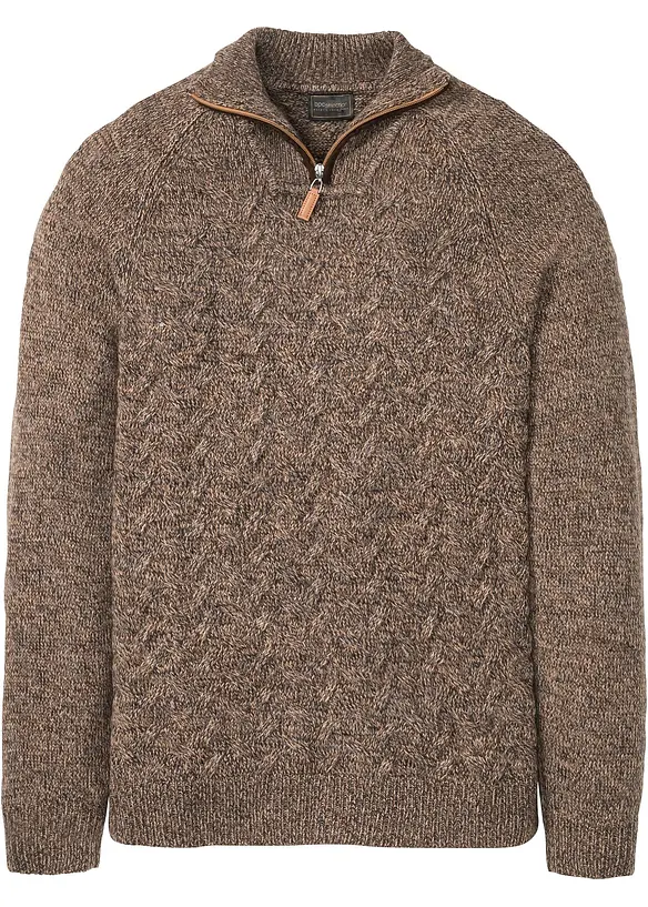 Pull col camionneur avec laine, bonprix
