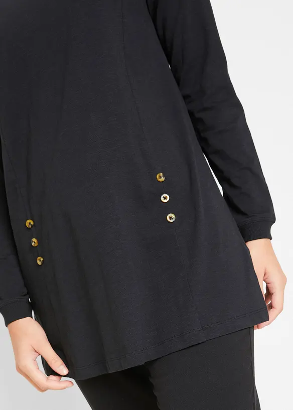 Longshirt aus reiner Baumwolle, bonprix