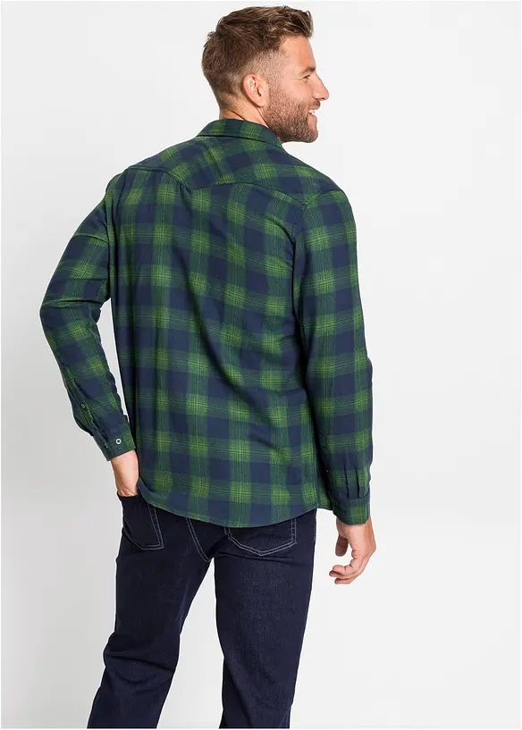 Chemisier en flanelle 100% coton, bonprix