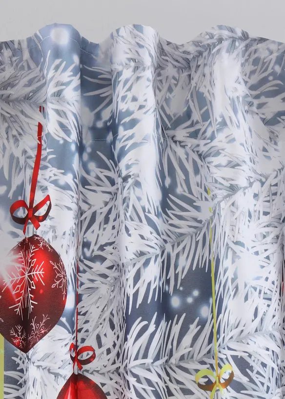 Vorhang mit weihnachtlichem Druck (1er Pack), bonprix