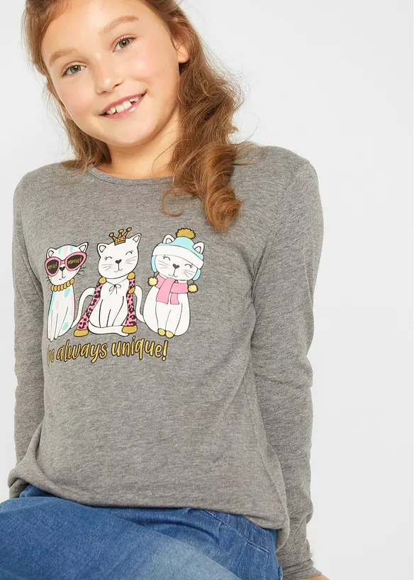 Langarmshirt aus Viskose-Mix, bonprix