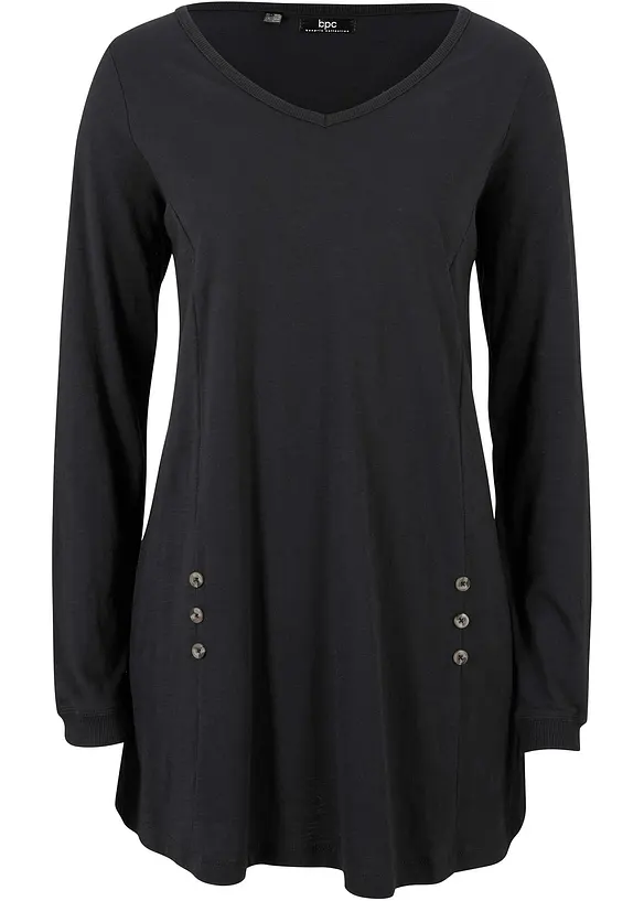 Longshirt aus reiner Baumwolle, bonprix