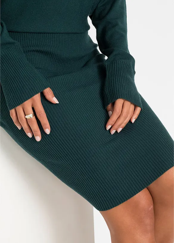 Strickkleid aus Viskose-Mix, bonprix