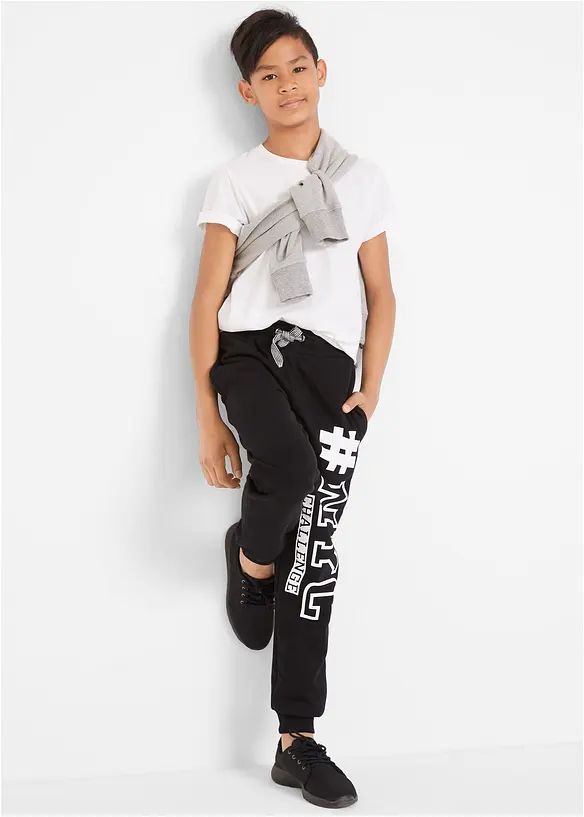 Jungen Sweathose mit Druck, bonprix