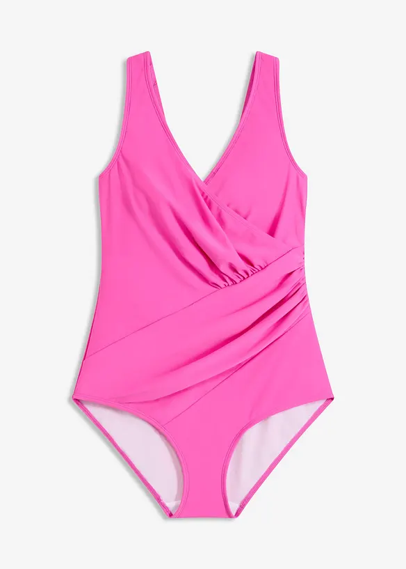 Medium Shape-Badeanzug in Wickeloptik, bonprix