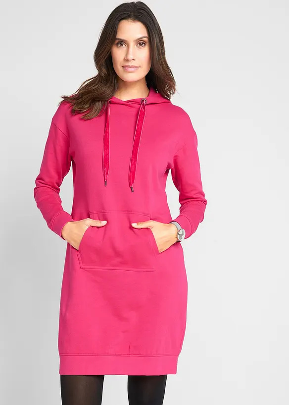 Sweatkleid mit Bio-Baumwolle, bonprix