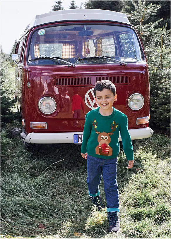 Pull de Noël garçon, bonprix