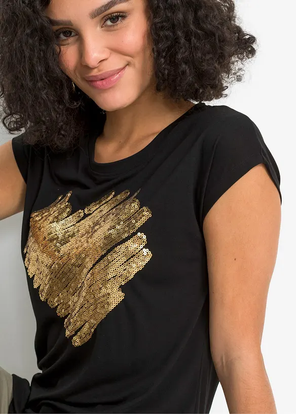 T-shirt en viscose mélangée, bonprix