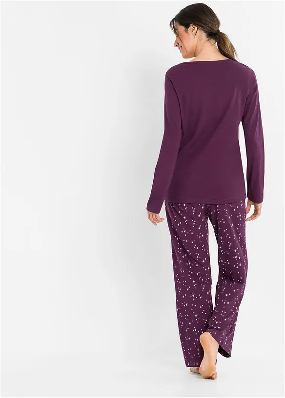 Pyjama aus reiner Baumwolle, bonprix