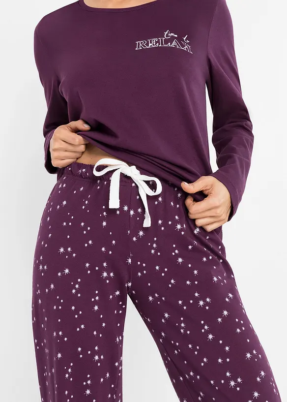 Pyjama aus reiner Baumwolle, bonprix