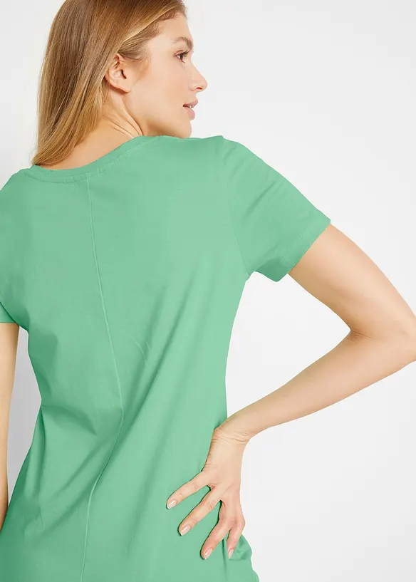 Jerseykleid aus reiner Baumwolle (2er Pack), bonprix