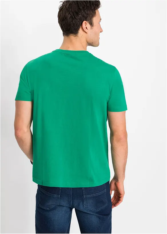 Lot de 2 T-shirts 100% coton, bonprix