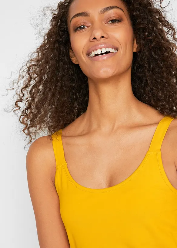 Longtop mit reiner Bio-Baumwolle (2er Pack), bonprix